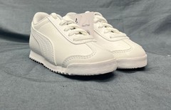 Puma Toddlers Roma Basic Inf Sneakers Lace Up White Size 6 NEW IN BOX!