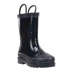 Western Chief Kids Waterproof Rubber Classic Rain Boot with Pull Handles, Bl…