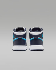 Jordan 1 Flight Mid ‚Obsidian’🔥New Kids Women’s Casual School Shoes DQ8423-404
