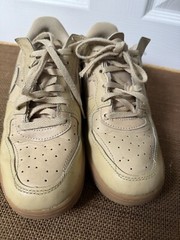 Nike Air Force 1 Fontana Youth 2.5 Wheat Beige Shoes Sneakers