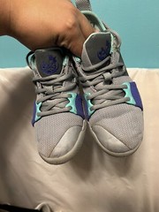 Nike PG 2 Platinum Blue PlayStation shoes Kids Size 3.5Y Paul George 943820 002