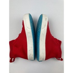 ~ NATIVE Kids J2 High Top Sneakers Stretch Mesh Faux Laces Elastic Washable
