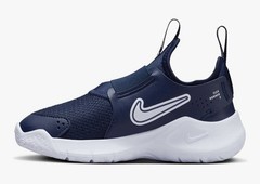 Size 9 (Toddler/Little Kid) – Nike Flex Runner Shoe, Midnight Navy Blue/White