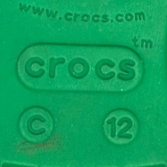 Crocs Kids Christmas Plaid C12 Clogs Red Green Holiday Slip On Shoes