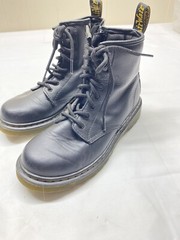 Dr. Martens Black Youth Boots Boy Girl Unisex Boots Size 3