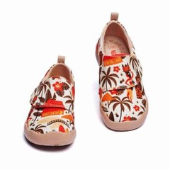 Kid Size UIN Slip On Shoes Canvas Comfortable Loafers „Island Days“