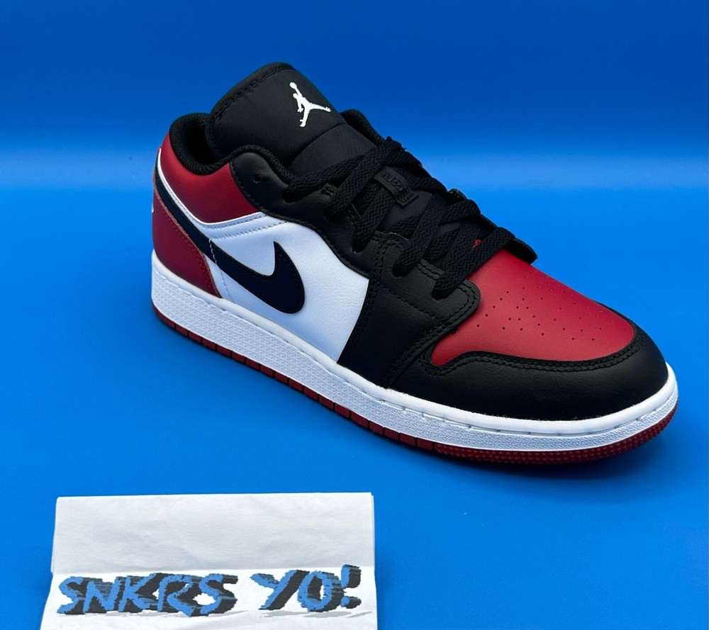 Jordan 1 LowBred Toe (553560-612) Grade School (GS) Size 7