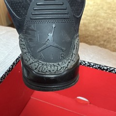 Jordan Air Jordan 3 Retro (GS) Black/Gray Kids 5.5Y Leather Sneakers DM0967-001
