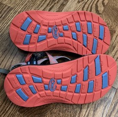 CHACO Z/1 ECOTREAD SINGLE STRAP MULTI COLOR SPORT SANDALS BIG KIDS YOUTH 3