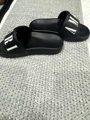 Amiri Kids Slides Used Size US 12 Black In Color