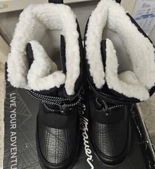 Eddie Bauer Kid’s Sherpa Lined Insulated Winter Snow Boots Sz 3M