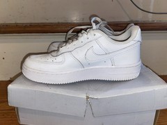Nike Air Force 1 LE PS White/White DH2925-111 Youth Size 2.5Y Sneakers