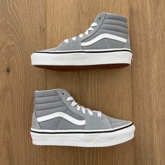 Vans Shoes Sneakers Little Kids 12 SK8-Hi Suede Pure Grey 508731 Light Grey