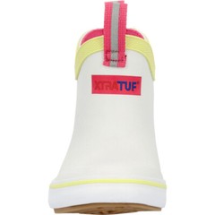 Xtratuf Kid’s Ankle Deck Boot – White Multi/Pink XKAB101