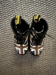 Dr. Martens Kid 1460 Boots, Union Jack, Toddler Sz 7 US, Side Zip, Lace Up