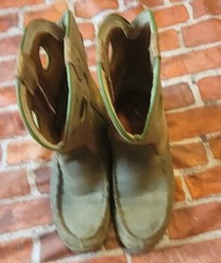 Twisted X Driving Moc Bomber Cowboy Boots YDB0003 Kids Size 5 M
