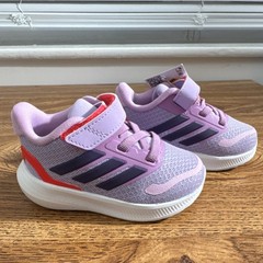 adidas Runfalcon 5 EL I Kids Mesh Sneakers Purple Pink Red Size 5K JQ5669