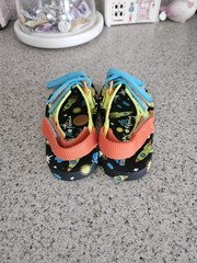 Mini Melissa Beach Slide Space Print Strappy Sandals Multicolor Kids US 8