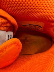 Nike Air Force 1 High LV8 GS Just Do It AV7951-800 Kids 5.5 Sneaker Orange Shoes
