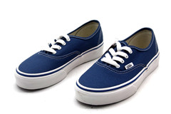 VANS AUTHENTIC PS NAVY/TRUE WHITE LITTLE KIDS SHOE PRE-SCHOOL SIZE RUNS