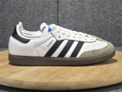 adidas Samba OG J Unisex Kids Youth White/Black Sneakers US Size 5.5 IE3675