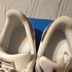 adidas X_PLR J White Pink Leather Sneakers Unisex Kids Size 4 BY9880