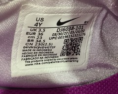 Nike Flex Runner 2 Low White Violet Frost DJ6038-101 Size 4Y US / 36 EUR