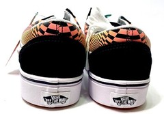 Vans Black Old Skool Sneakers Comfycush Gradient Checking Big Kids Size 6.5