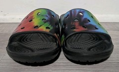 Crocs Classic Tie-Dye Slides Iconic Comfort Sandals Sandals Kids Sz J3