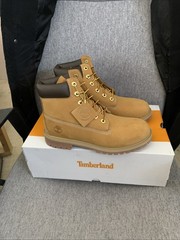 Timberland Premium Junior Wheat 6″ Classic Waterproof Boot Nubuck 12909