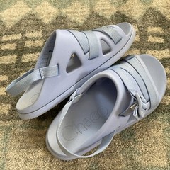 Chaco Kids Junior SZ 5 36 Blue Slip On Open Toe Clog W Back Strap