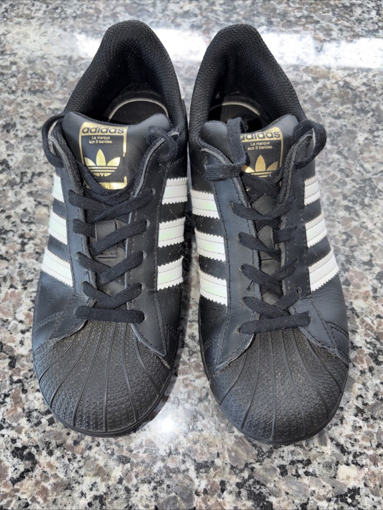 Adidas Superstar Core Black White Size 3 Kids