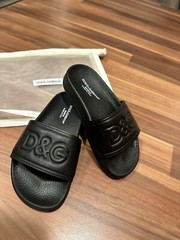 Dolce&Gabbana Bambino Slides All Black Size 29/30 Size 12