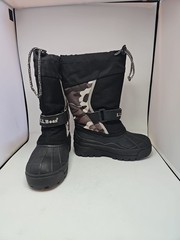 L.L. Bean Northwoods Winter Pac Kid’s Size 12 Black Snow Boots camo