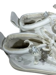 Billy Classic White Lace Full Zip Hightop Sneaker Kids Size 12
