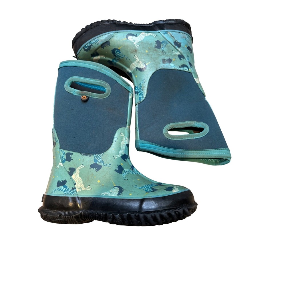 Bogs Kids Unicorn Print Waterproof Insulated Boots -30° Winter Rain Snow Size 12
