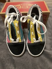 Vans Old Skool (Otw Disarray) Black/Multi Retro Low Top Sneaker VN0A4BUUT9E