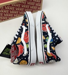 Vans Kid’s Ward Glow Fish Parisian Night Glow in the Dark Sneakers Size Youth 4