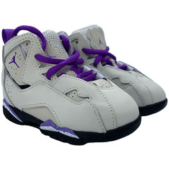 Jordan True Flight Little Kids US 6C 343797-052 Grey/Purple Venom Nike Child