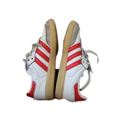Adidas Kids Red And White Leather Samba OG Streetwear Retro Classic Shoes 12K