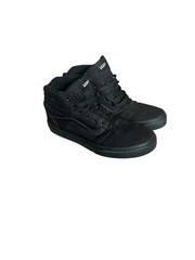 VANS Youth All Black High Top Lace Kids Size 6 Shoes New No Box