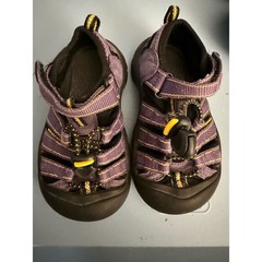 Keen Newport H2 Kids Purple Yellow Waterproof Sport Hiking Sandal Size 9 Toddler