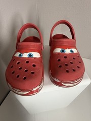 Lighting McQueen Crocs Kids Size 11c Disney Pixars Cars DO NOT LIGHT UP