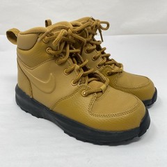 Nike Manoa LTR Wheat Leather Lace Up Sneaker Boots Kids Size 13C Barely Used