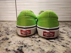 Vans Youth US 3.5M/5W Reef Classic Slip On Lime Green GREAT CONDITION!!!