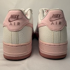 Nike Air Force 1 Low White Pink Trainers Size 6.5Y Kids Leather Gym Women’s 8.5