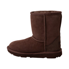 Big Kids UGG Classic II Boot – Burnt Cedar Suede, Size 6 US [1017703K]