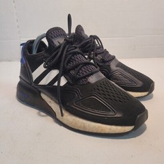 Adidas ZX 2K Boost Black White Blue Sizez 6.5Y