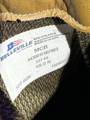 Belleville Hiking, Trekking Boots, Brown, Gore-Tex, Vibram Sz 4.5 ,4.5XW, 5N
