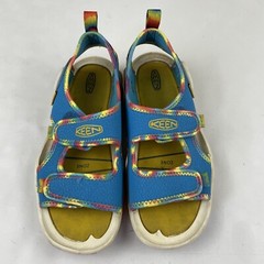 Keen Knotch River Creek Strappy Sandals Size Youth 1 Blue 1025647 Hook And Loop